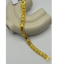 22K Altın Kaplama Tasarım Bileklik - 25-22k07 (Gold)