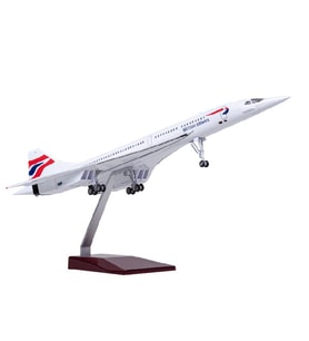 HEDİYELİK-MAKET UÇAKLAR-BRITISH CONCORDE-ÖLÇEK : 1:125 50 CM-JB.CONCORDE