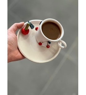 KİRAZ SET MUG(Kopya) (Krem)