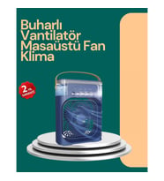 Mey İthalat® Modern Tasarımlı Kompakt ve Güçlü Hava Üfleyen Fan