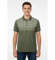 Erkek Polo Yaka Tişört BGL-ST00529 (Haki)