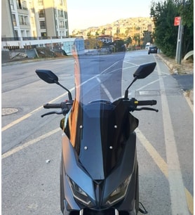 MOTOCAM Volta Revolt RSX5 Ön Cam 2022-2026 Model 78cm Füme Renkli 4mm