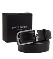 Pierre Cardin Deri Erkek Kemer (En 3,5 cm) PC0ANLSZ (Siyah)