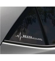 Vesta Yan Cam Sticker Oto Kapı Çıkartma Tuning oto 20 cm x 7 cm yazı 266