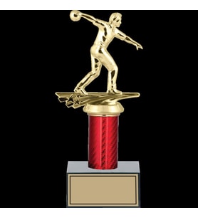 ODAK KUPA - Figürlü Kupalar - Bowling Erkek Figürlü Kupalar FG-004 B - 25 cm
