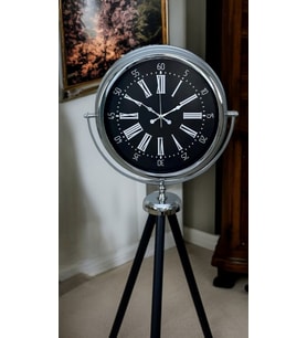 River World Ayaklı Saat Tripod Majestic Krom