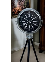 River World Ayaklı Saat Tripod Majestic Krom