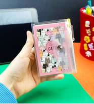 Sevimli Kedi Tasarımlı PP Mini Çanta Defter Ve Kalem Set