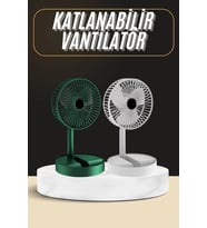 Katlanabilir Usb Şarjlı Masaüstü Soğutucu Mini Fan Telefon Tutucu