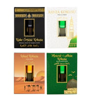 Kabe Örtüsü Kokusu Medine Ravza Kokusu Uhud Kokusu ve Mescidi Aksa kokusu Alkolsüz Esans 3ml