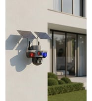Çoklu Lensli 9Mp Solar Güvenlik Kamerası 4G Sım Kart Destekli
