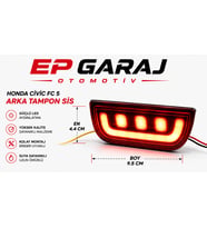 HONDA CİVİC FC5 ARKA TAMPON SİS LED SAĞ + SOL ÇİFT