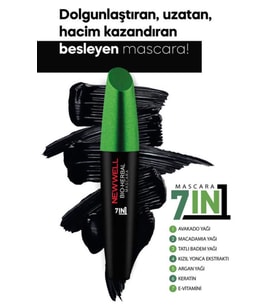 New Well Bitkisel Maskara - Bio-Herbal Bitkisel Mascara 7 in 1 Siyah