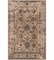 Eliana Home Baskılı, Yıkanabilir Kaymaz Taban Salon Halısı LNA0343 100x150 cm (Kahverengi)