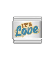 Aşk (It's Love) Çelik İtalyan Charm