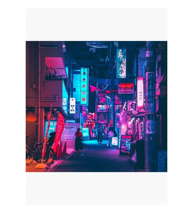 Neon Muse Tablo Ahşap Poster Dekoratif