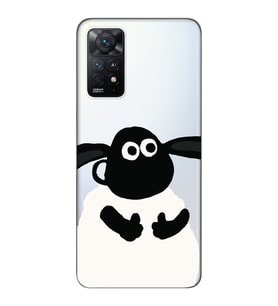 Redmi Note 11 Pro Uyumlu Koyun Tasarımlı Şeffaf Telefon Kılıfı