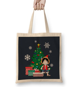Monkey D Luffy Around The Christmas Tree Bez Çanta Uzun Saplı