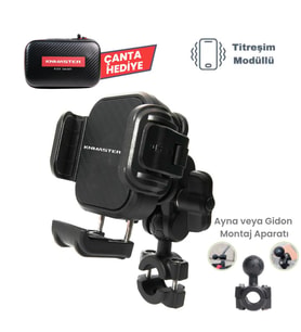 Knmaster Tt-870 Titreşim Engelleyicili Tüm Motosikletlere Uyumlu Telefon Tutucu