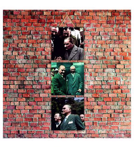 Cakatablo Atatürk Baskılı  3-Parça MDF Tablo