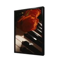 Piyano ve Notalar Çerçeveli Mdf Tablo