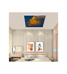 Yatak Odası 60watt Led Işık-60cmx60cm Kare Avize-led Salon Avize-tavana Yapışık-kolay Montaj Avize