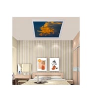 Yatak Odası 60watt Led Işık-60cmx60cm Kare Avize-led Salon Avize-tavana Yapışık-kolay Montaj Avize