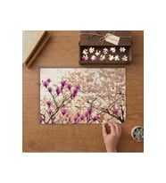 Manolya Çiçekleri Tasarımı 240 parça Ahşap Puzzle Ahşap Kutuda MP04879