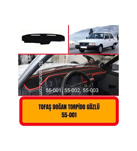 Tofaş Doğan Torpido Gözlü Ön Örtüsü Göğüs Panel Torpido Koruma Koruyucu Kılıfı Halısı Yedek Parça