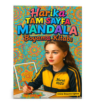 Harika TAM Sayfa Mandala Boyama Spiralli Kitap (100 Mandala)