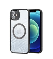 Dux Ducis iPhone 12 Aimo Series Mag Safe Premium Buzlu Sert PC-TPU Kılıf-(5775) - SSSSSS7519-1085