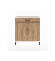 Arges Şifonyer 2 Raflı Tek Çekmeceli 2 Kapaklı 88x30x96 Aytaşı-Çam