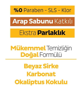 Premium Yüzey Temizlik Havlusu 100 Adet Arap Sabunlu
