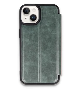 iPhone 14 Kılıf Flip Cover - Koyu Yeşil