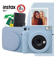 Instax SQ1 Buz Mavi Fotoğraf Makinesi ve Hediye Seti 1