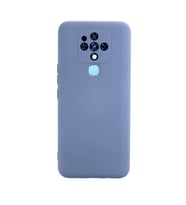 Tecno Camon 16 Kılıf Nano içi Kadife Silikon - Gri