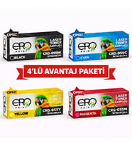 Canon LBP-660 Standart Kapasiteli Çipsiz Muadil Toner Set