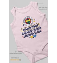 Babaya Özel Sıfır Kollu Bebek Zıbını %100 Pamuk