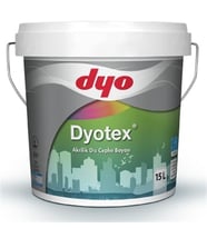DYO DYOTEX AKRİLİK DIŞ CEPHE BOYASI BEYAZ 15 LT