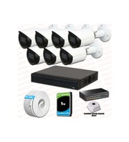 Provzen Dahua 7 Kameralı IP 1080P Gece Görüşlü Güvenlik Kamerası