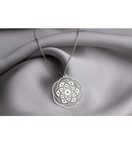 Celtic Knot Kolye, Zarif Kolye, Gümüş Takılar, İrlanda Takıları