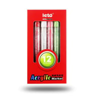 Valkyrie Leto Akrilik 12 Adet Marker Kalem Seti