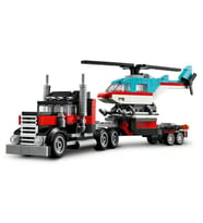Nessiworld LEGO Flatbed Truck with Helikopter