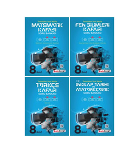 LGS 8. Sınıf Soru Bankası 4lü Set (Mat-Fen-Türkçe-İnkılap)