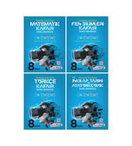 LGS 8. Sınıf Soru Bankası 4lü Set (Mat-Fen-Türkçe-İnkılap)