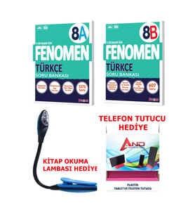 Fenomen Yayıncılık 2024-2025 Müfredat Fenomen 8 Sınıf LGS Türkçe A Ve B Serisi Soru Bankası Ve Hediyeler Mega Tüm Set (Çok Renkli)