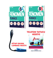 Fenomen Yayıncılık 2024-2025 Müfredat Fenomen 8 Sınıf LGS Türkçe A Ve B Serisi Soru Bankası Ve Hediyeler Mega Tüm Set (Çok Renkli)