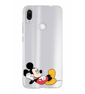 Xiaomi Redmi Note 7 Uyumlu Kapak Mickey Mouse Tasarımlı Şeffaf Silikon Kılıf