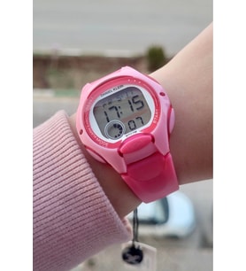 Pembe Renk Işıklı 5 ATM Çocuk Kol Saati