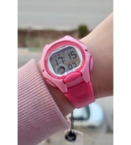 Pembe Renk Işıklı 5 ATM Çocuk Kol Saati